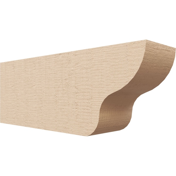 Ekena Millwork 4in. W x 6in. H x 16in. L Greensboro Woodgrain TimberThane Rafter Tail, Primed Tan RFTUR04X06X16GRNRCPR - main